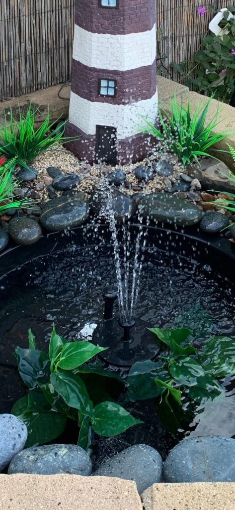 Aisitan Solar Powered Birdbath Fountain Pump