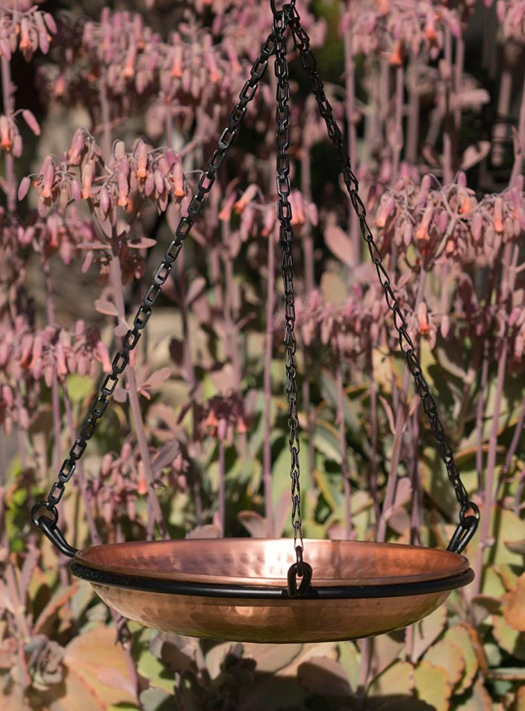 monarch adobe hanging bird bath