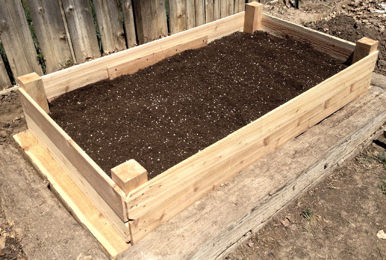 Raised Garden Bed Soil Layers 